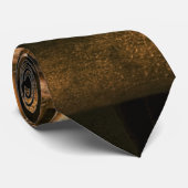 Cravate Musicien - deux klaxons et un violon (Roulé)