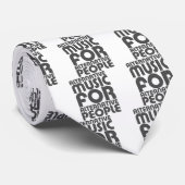 Cravate Musique alternative 4 personnes alternatives - (Roulé)