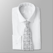 Cravate musique chatons motif (Attaché)