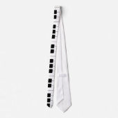 Cravate Musique-Clavier (Dos)
