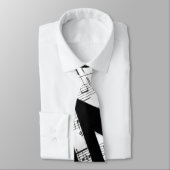 Cravate Musique de feuille Artsy (Attaché)