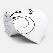 Cravate Musique de jazz de trompette de section de klaxon (Roulé)