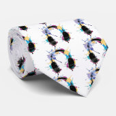 Cravate Musique DJ d'écouteur de Wellcoda matraquant le (Roulé)