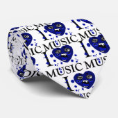 Cravate Musique folle (Roulé)