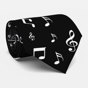 Cravate musique, note, clef, bande, symbole, brillant, élé