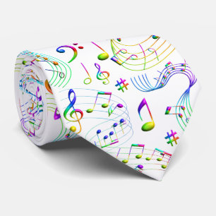 Cravate Musique Notes musicales