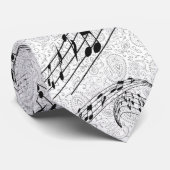 CRAVATE MUSIQUE NOTES-TIE-2 (Roulé)