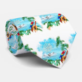 Cravate Musique tropicale de plage (Roulé)