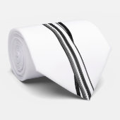 Cravate Musique vintage, Microphone rétro à l'ancienne (Roulé)