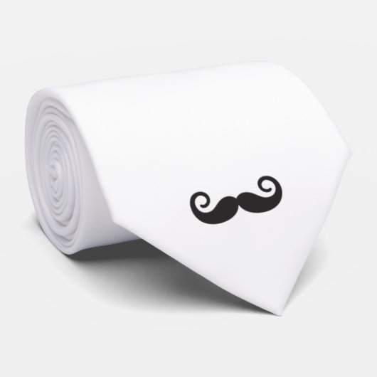 Cravate Mustache Tie (Roulé)