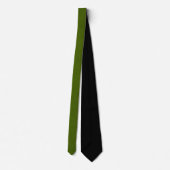 Cravate MVB Olive Green Solide (Dos)