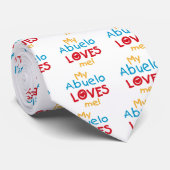 Cravate My Abuelo Loves Me T-shirts et cadeaux (Roulé)