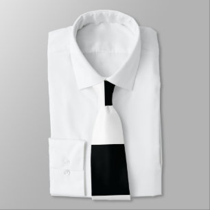 Cravate Mydeas   Bandes larges noires et blanches