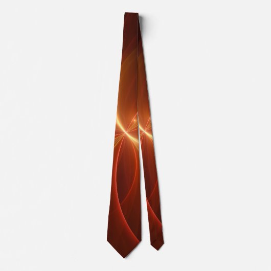 Cravate Mystique Abstrait Fractal Art Moderne Couleurs cha (Devant)