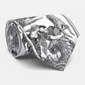 Cravate mythique de la couche de dragon (Roulé)