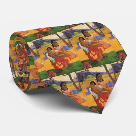Cravate "Nafea Faa Ipoipo" - Paul Gauguin (Roulé)