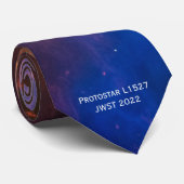 Cravate Naissance de Star, James Webb Space Telescope 2022 (Roulé)