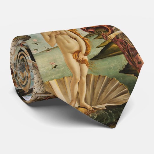 Cravate Naissance de Vénus par Botticelli (Roulé)