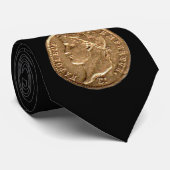 Cravate Napoléon Empereur or Coin (Roulé)