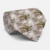 Cravate Narcisse Sur Marbre (Roulé)