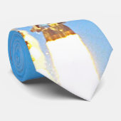 Cravate NASA Apollo 16 Saturn V lancement de fusée (Roulé)