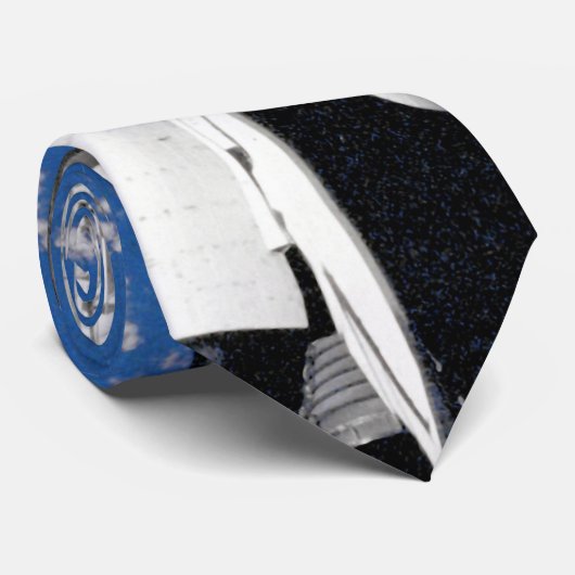 Cravate NASA Space Shuttle Discovery Earth Orbit (Roulé)