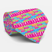 Cravate NASCAR coloré (Roulé)