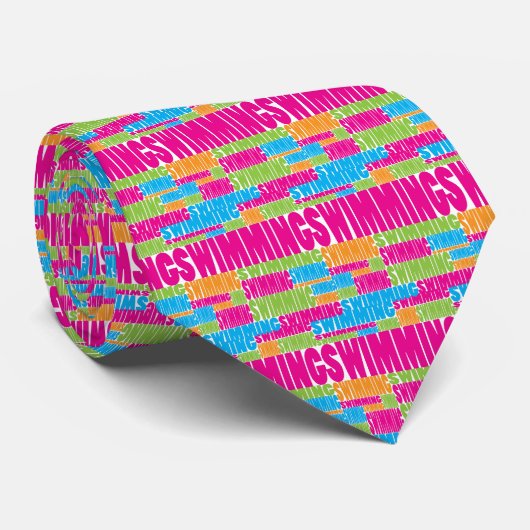 Cravate Natation colorée (Roulé)