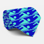 Cravate Natation d'Aqua - BlueBkg (Roulé)