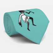 Cravate Native Americans Culture - Dancing Kokopelli 1 (Roulé)