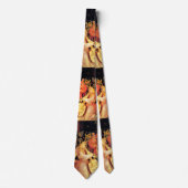 Cravate NATIVITÉ AVEC ANGELS - MAGIE DE NOËL Musicale (Devant)