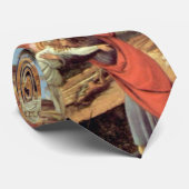 Cravate Nativité de Noël, Naissance du Christ par Botticel (Roulé)