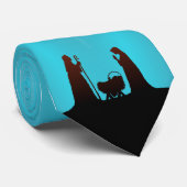 Cravate NATIVITÉ et ÉTOILE par SHARON SHARPE (Roulé)