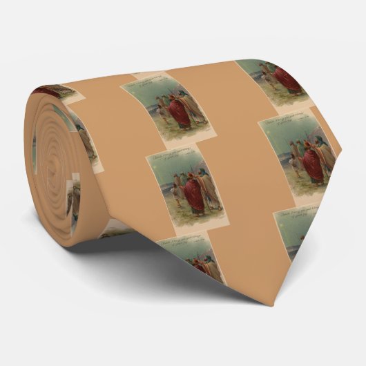 Cravate Nativité Noël (Roulé)