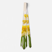 Cravate Nature florale Phtography - jonquilles jaunes de (Devant)