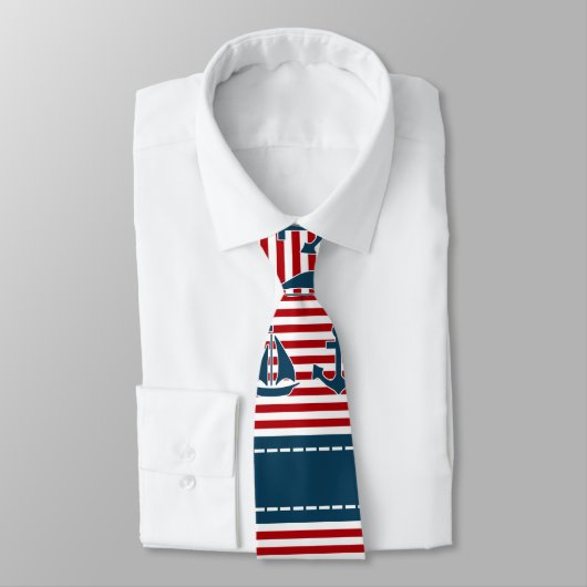 Cravate Nautical design (Attaché)