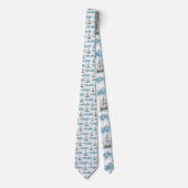 Cravate Nautical Sea Life Custom Necktie (Devant)