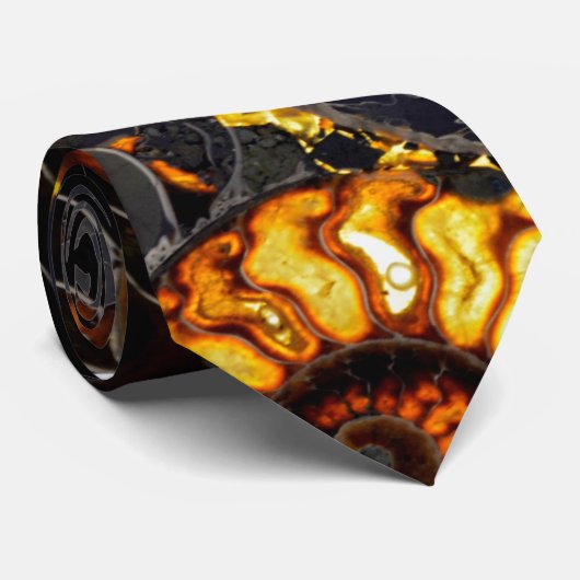 Cravate Nautilus d'or (Roulé)