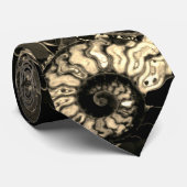 Cravate Nautilus d'or (Roulé)