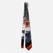 Cravate Navette spatiale Atlantis Télescope Hubble Artwork (Dos)