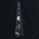 Cravate Navette spatiale Stars Lune Moderne<br><div class="desc">Visitez le cosmos avec notre sac à dos céleste. Ce design époustouflant, avec un ciel nocturne fascinant orné d'étoiles scintillantes, d'une lune et d'une majestueuse navette spatiale, vous transportera jusqu'aux confins de l'univers. Parfait pour votre prochaine sortie ou utilisation quotidienne, ce cravate allie style, fonctionnalité et une touche d'émerveillement cosmique....</div>