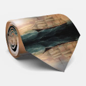 Cravate Navire de Clipper Esther Roy 1898 (Roulé)