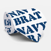 CRAVATE NAVY BRAT (Roulé)