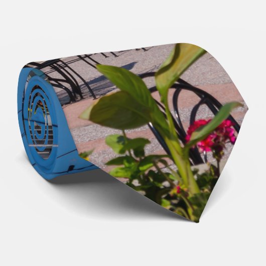 Cravate Navy Pier Lines (Roulé)