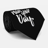 Cravate Ne laissez pas les idiots ruiner votre citation (Roulé)