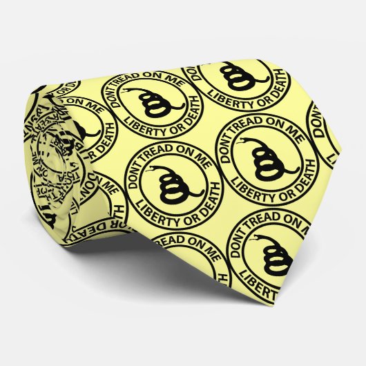 Cravate Ne marchez pas sur moi (Roulé)