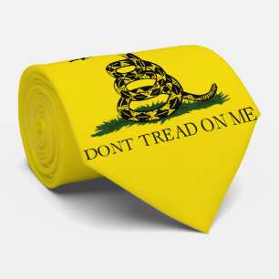 Cravate Ne me touchez pas (Drapeau USA Gadsen)