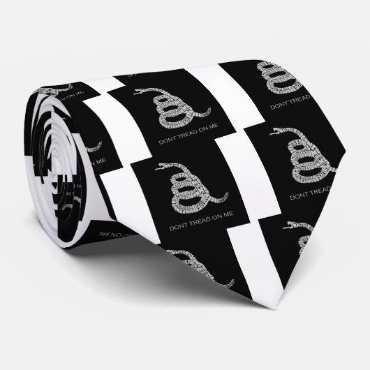 Cravate Ne pas marcher sur mon texte (Roulé)