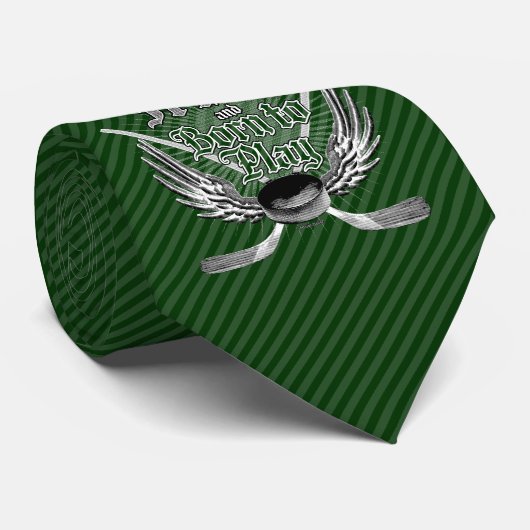 Cravate Né pour jouer (Irlandais) Tie (Roulé)
