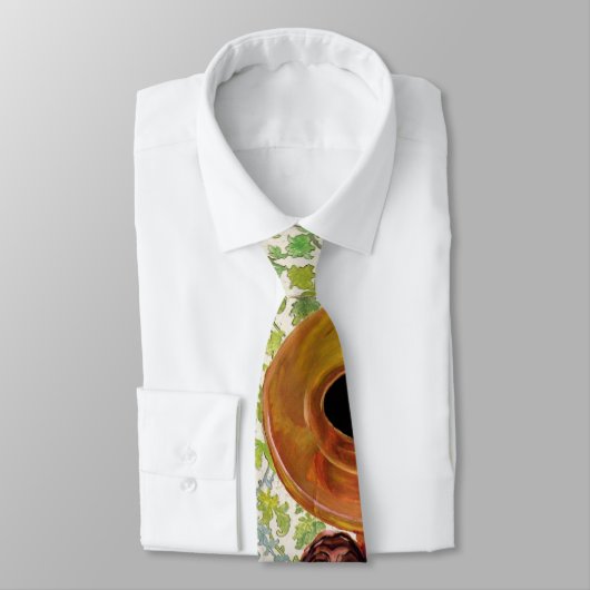 Cravate Ne soyez pas une giroflée (Attaché)